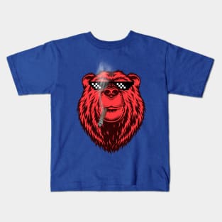 Red Bear Thug Kids T-Shirt